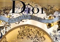 window decoration of the christian dior boutique Royalty Free Stock Photo