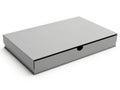 Empty gray storage box Royalty Free Stock Photo