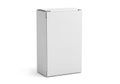 Empty white cardboard box Royalty Free Stock Photo