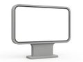 Modern minimalist computer monitor display Royalty Free Stock Photo