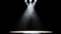 Spotlight on Stage Royalty Free Stock Photo