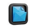 Blue folder icon Royalty Free Stock Photo