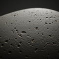 The image depicts a textured, grey surface resembling a lunar landscape. It is covered Royalty Free Stock Photo