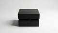 Stacked black boxes Royalty Free Stock Photo