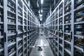 Drones Surveying a Modern Data Center Facility