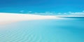 vast dune desert. lenÃ§Ã³is maranhenses in Brazil. White sand dunes and blue water pools. Royalty Free Stock Photo