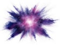 Cosmic explosion in deep space Royalty Free Stock Photo