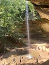 Hocking Hills Waterfall 2 Royalty Free Stock Photo