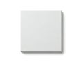A white square object on a white background Royalty Free Stock Photo