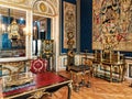 working room of royal cabinet at versailles castle in france Royalty Free Stock Photo