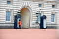 An image of a detail of the London queen guards uniform