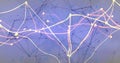 Image of digital data processing over dna strand spinning