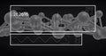 Image of digital data processing over dna strand spinning