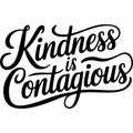 Kindness Is Contagious Printable Art Royalty Free Stock Photo
