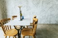 Dining Room Table Chair Furniture Decor Royalty Free Stock Photo