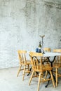 Dining Room Table Chair Furniture Decor Royalty Free Stock Photo