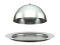 Dining silver cloche platter