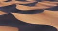 Abstract Sand Dune Patterns in Golden Light Royalty Free Stock Photo