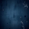 Moody Deep Blue Grunge Wall Texture Background Royalty Free Stock Photo