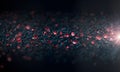 flash of light bokeh particle ai generated Royalty Free Stock Photo
