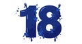 The image displays the number \