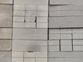 This image displays a stack of lightweight concrete blocks, commonly known as bata ringan or celcon Royalty Free Stock Photo