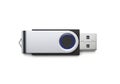 Modern usb flash drive with sleek design and blue indicator light Royalty Free Stock Photo