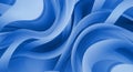 Abstract blue fluid waves background design Royalty Free Stock Photo