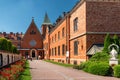 The image of the Divine Mercy is a depiction of Jesus Christ in chapel in Legiewniki in Krakow, Poland Royalty Free Stock Photo