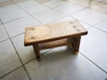 Image of the diy home made wooden bench Royalty Free Stock Photo