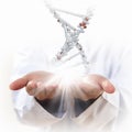 Image of dna strand Royalty Free Stock Photo