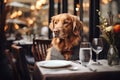 Dog at Pet Friendly Restaurant, dog care routine, luxury dog life