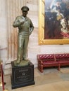 Dwight D. Eisenhower Statue in the US Capital Rotunda