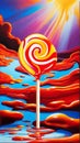 Sweet Surrender: Melting Lollipop Delight