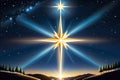 Heavenly Illumination: The Bright Star of Bethlehem
