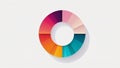 Vibrant Spectrum: Color Wheel Illustration Royalty Free Stock Photo