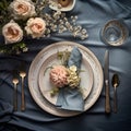 image of a elegant dinner table