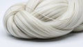 The image emphasizes the natural texture and smoothness of the wool Royalty Free Stock Photo