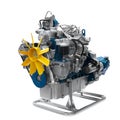 The image of an engine under the white background Royalty Free Stock Photo