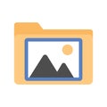 image extension Color Vector Icon which can easily modify or edit Royalty Free Stock Photo