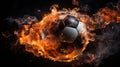 Fire and Passion: Soccerball in Motion