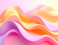 Abstract Pastel Waves Background Royalty Free Stock Photo