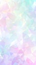 Soft pastel geometric patterns with a holographic finish. AI generated Royalty Free Stock Photo