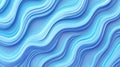 This image features an abstract soft blue wave background that is three-dimensional, with blue lines that curve and wave Royalty Free Stock Photo