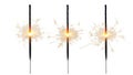 Firework sparkler animation isolated on white background Royalty Free Stock Photo