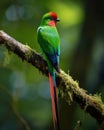 Resplendent Quetzal in its natural habitat, Costa Rica