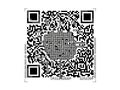 Black and white qr code Royalty Free Stock Photo
