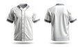 Blank White Baseball Jersey Mockup Royalty Free Stock Photo