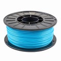 Bright Blue 3D Printing Filament on Spool for High-Quality Model Creation and Prototyping