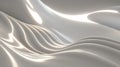 Abstract White Smooth Wavy Background with Light Reflections and Shadows Royalty Free Stock Photo